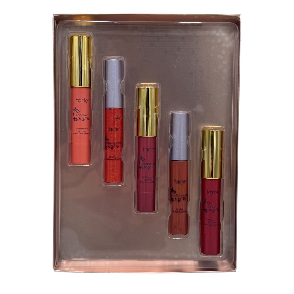 TARTE LipSurgence Lip Crème Crayon And Lip Gloss Gift Set Of 5